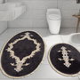 Mijölnir Juego de alfombras de baño Antracita (2 piezas)